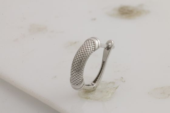 Серебряные серьги без камней