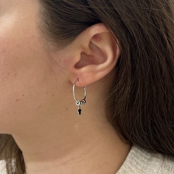 Срібні сережки без каменів