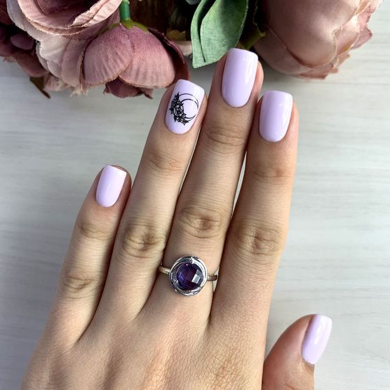 Серебряное кольцо с александритом 2.338ct