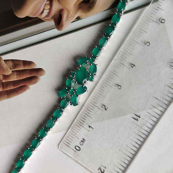 Срібний браслет з агатом 7.385ct