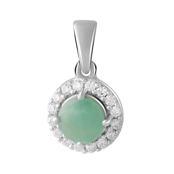 Срібна підвіска зі смарагдом 0,705 карата