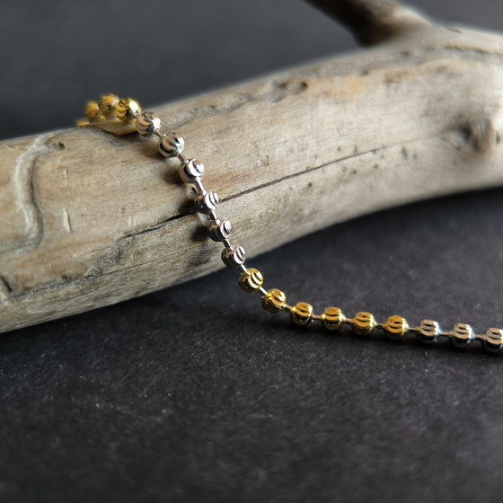 Silver bracelet without stones