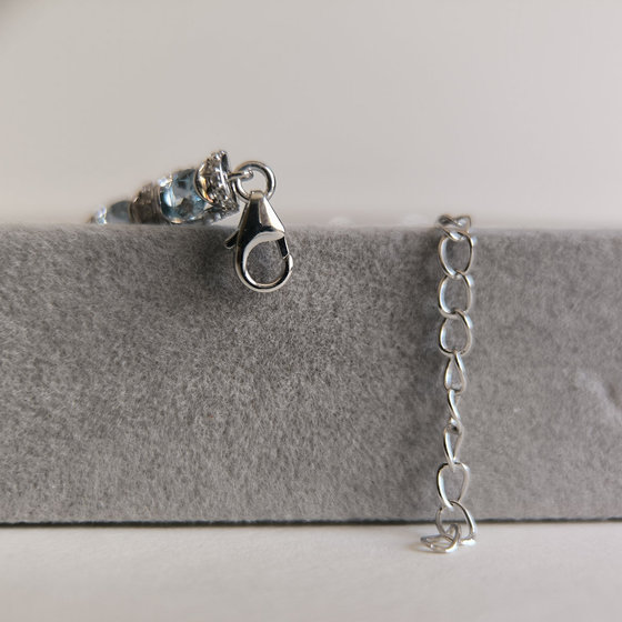 Срібний браслет з топазом 11.335ct