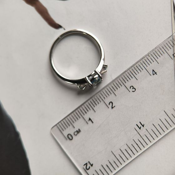 Срібна каблучка з містик топазом 0.642ct