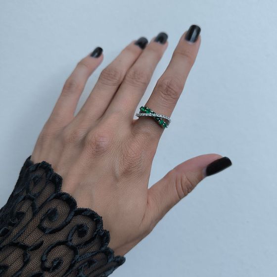 Срібна каблучка з агатом 0.983ct