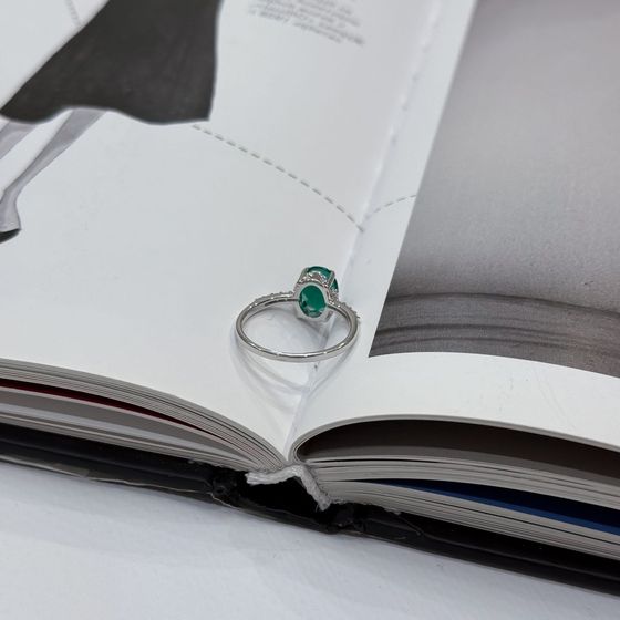 Серебряное кольцо с агатом 1.82ct
