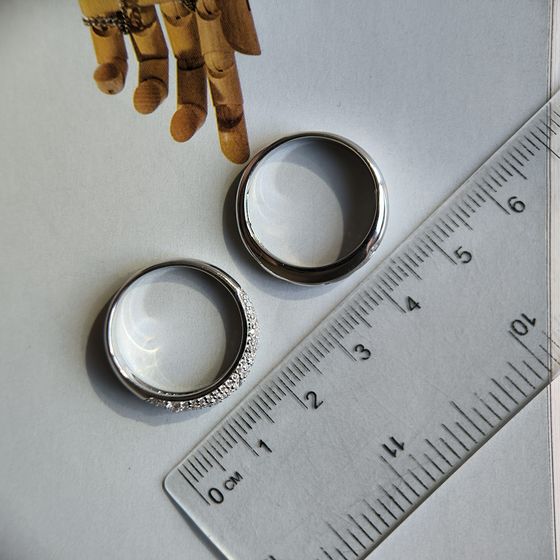 Silver Ring with Fianites