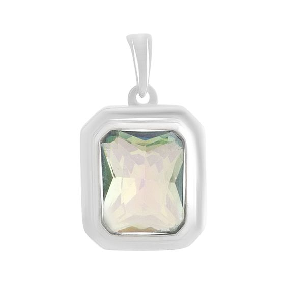 Срібна підвіска з містик топазом 2.4ct