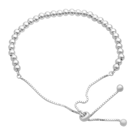 Silver bracelet without stones