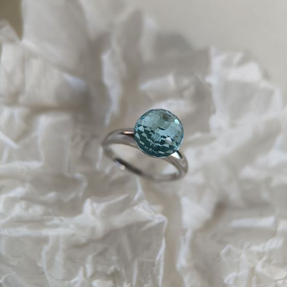 Silver Ring with Fianites