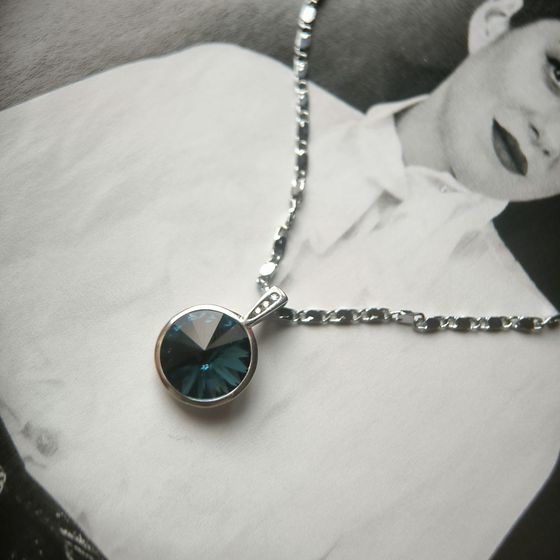 Серебряная подвеска с фианитами