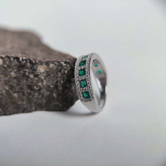 Серебряное кольцо с агатом 1.325ct