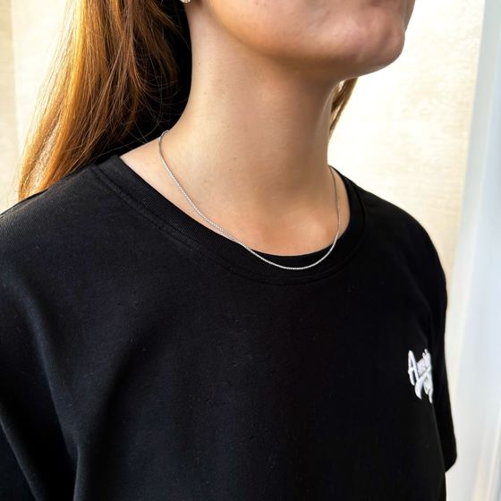 Срібний ланцюжок без каменів