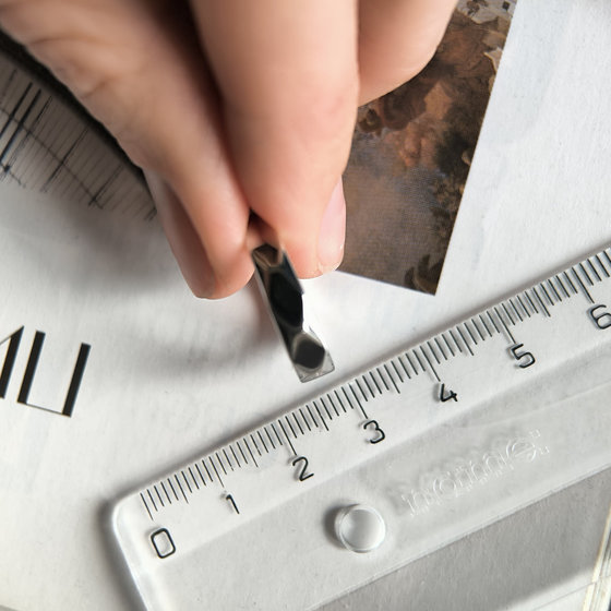 Silver ring without stones