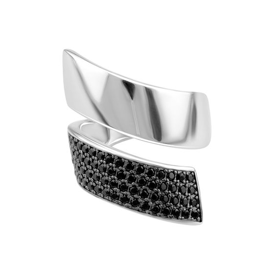 Silver Ring with Fianites