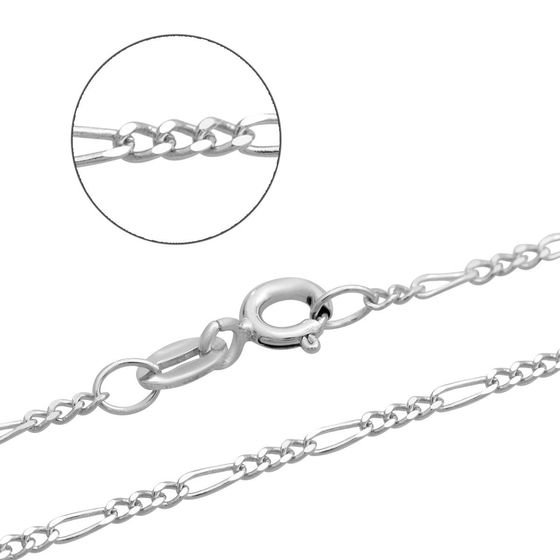 Серебряная цепочка без камней