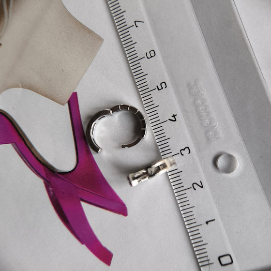 Срібні сережки з фіанітами 0.12ct