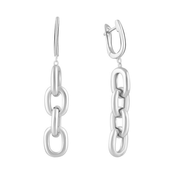 Срібні сережки без каменів