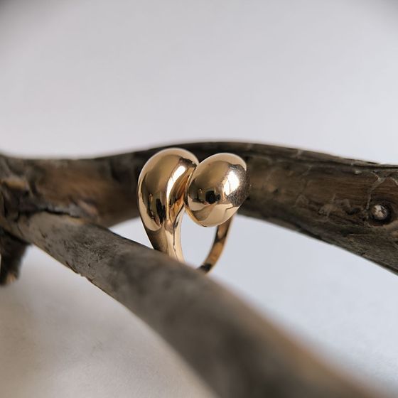 Silver ring without stones