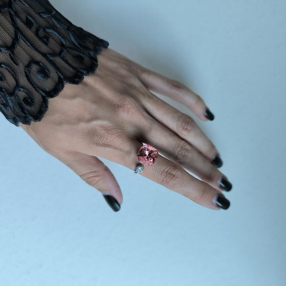 Silver Ring with Fianites