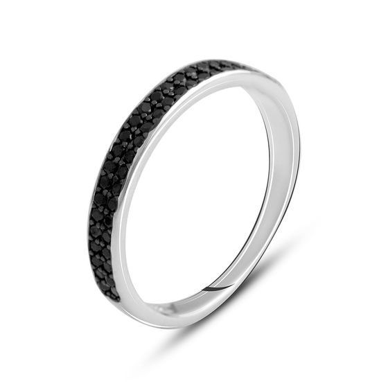 Silver Ring with Fianites