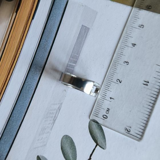 Silver Ring with Fianites