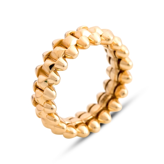 A gold ring without stones