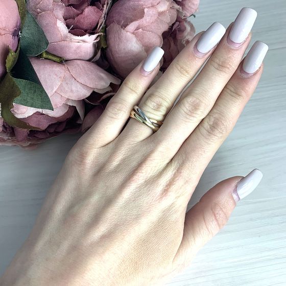 Золотое кольцо без камней