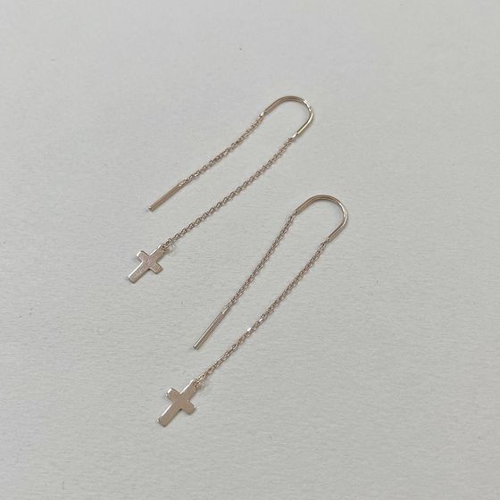 Золоті сережки без каменів