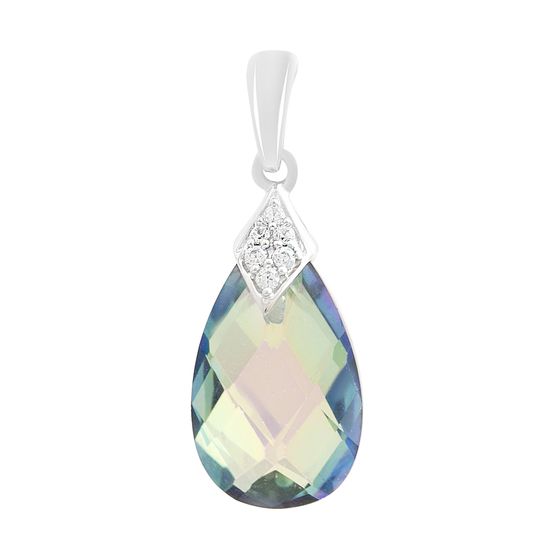 Срібна підвіска з містичним топазом 3,365 карата