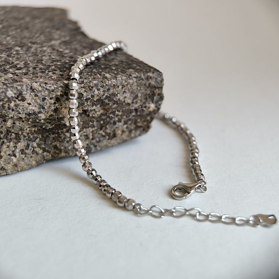 Срібний браслет без каменів