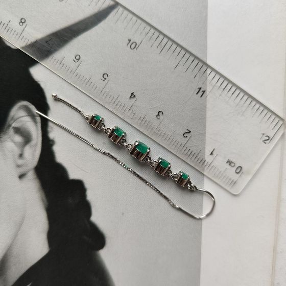 Срібні сережки з агатом 2.298ct