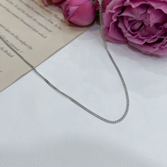 Срібний ланцюжок без каменів