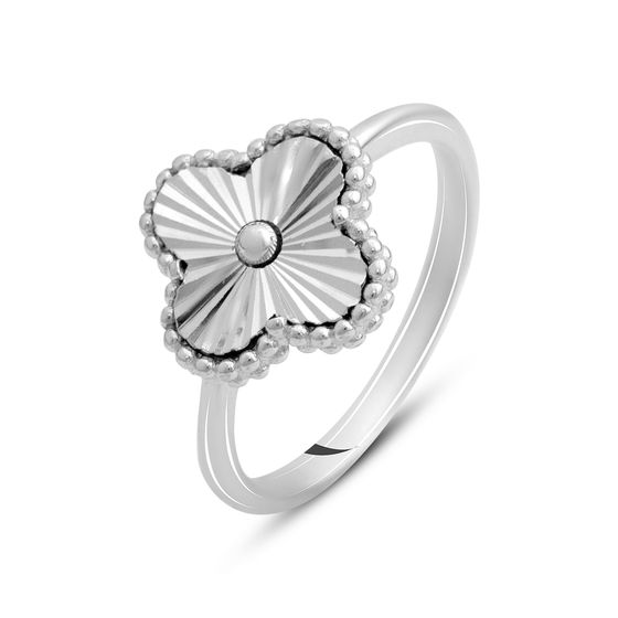 Silver ring without stones