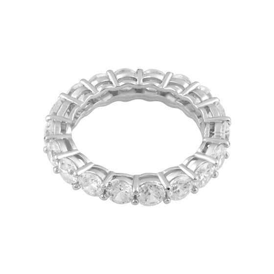 Silver Ring with Fianites