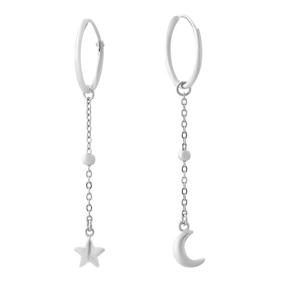 Срібні сережки без каменів