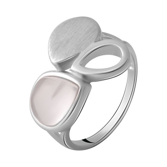 Серебряное кольцо с розовым кварцем 1.833ct