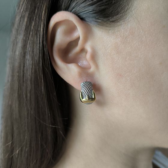 Серебряные серьги без камней