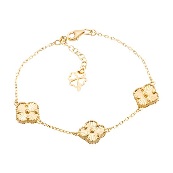 Gold bracelet without stones
