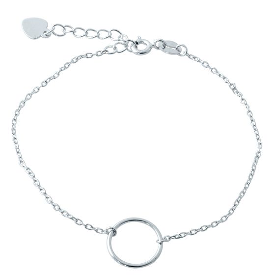 Silver bracelet without stones