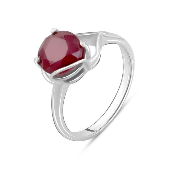 Серебряное кольцо с рубином 2.675ct