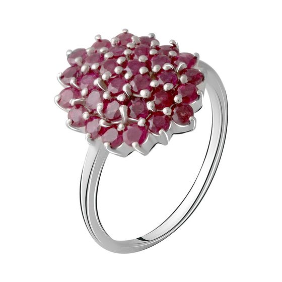 Срібна каблучка з рубіном 1.532ct