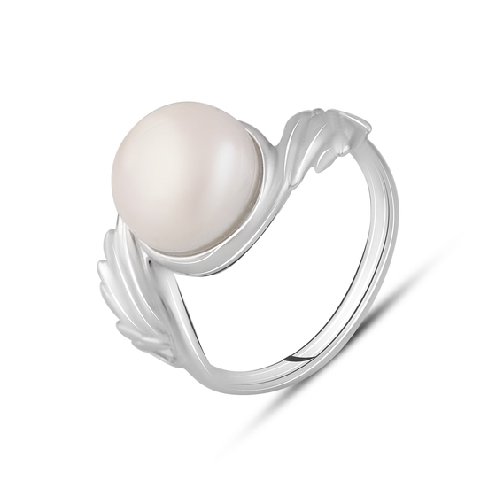 Срібна каблучка з перлами бароковими 5.7ct