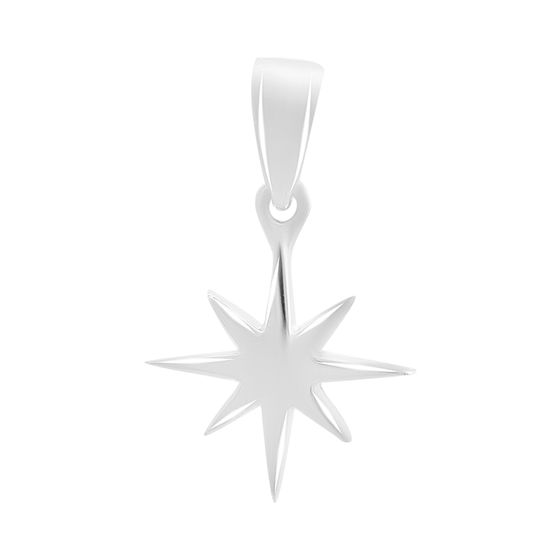 Silver pendant without stones