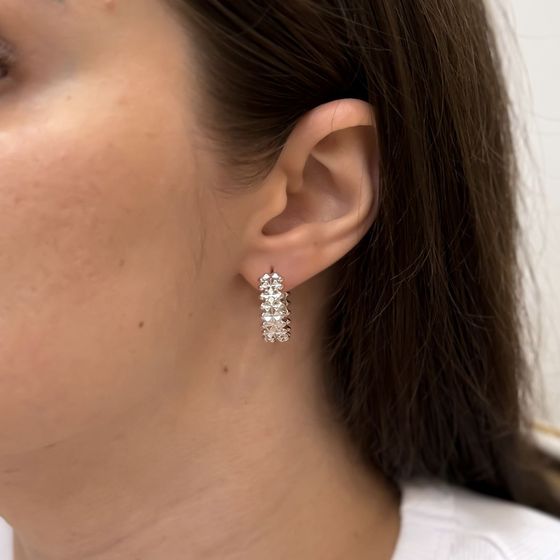 Срібні сережки без каменів