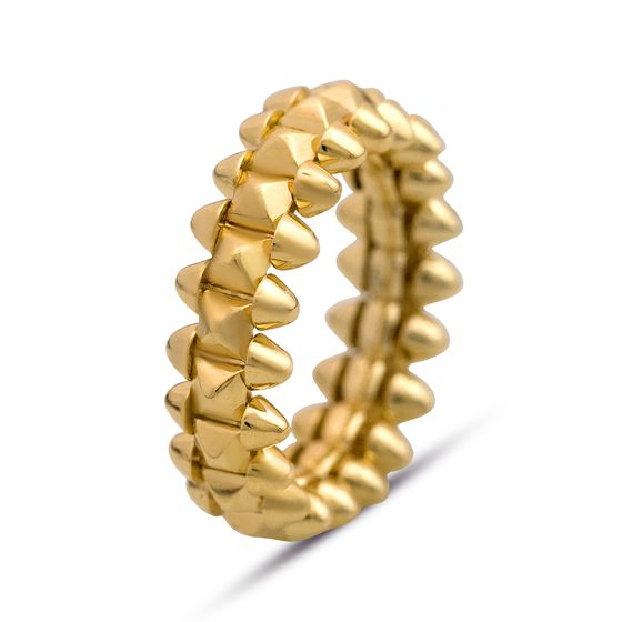 A gold ring without stones