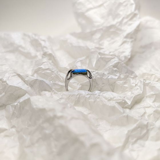 Серебряное кольцо с опалом 0.931ct