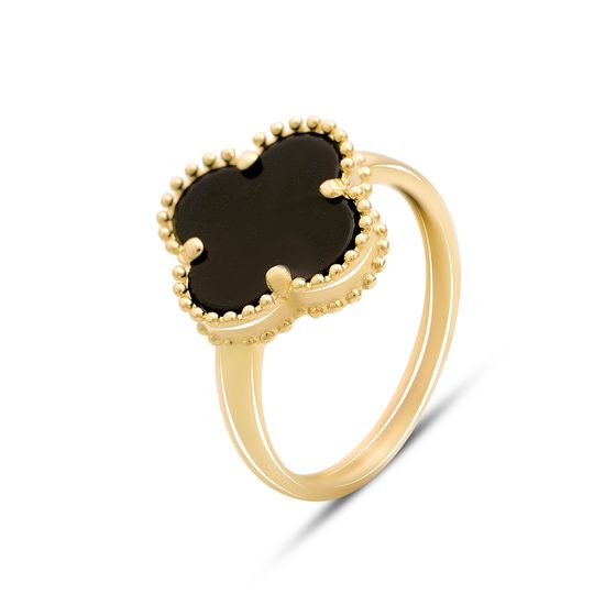 Золотое кольцо с ониксом