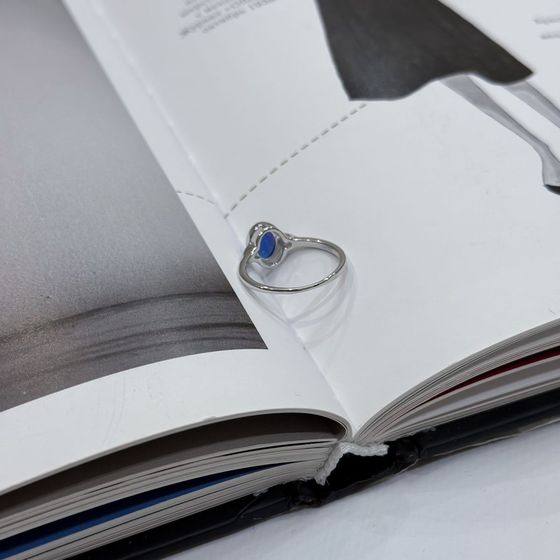 Срібна каблучка з опалом 0.467ct