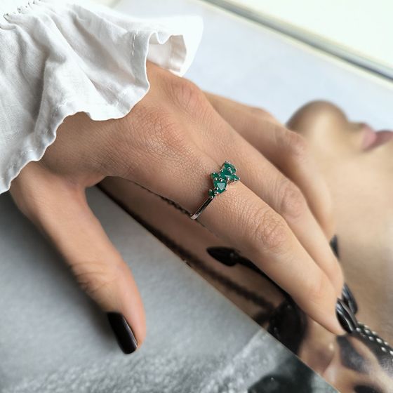 Срібна каблучка з агатом 0.712ct